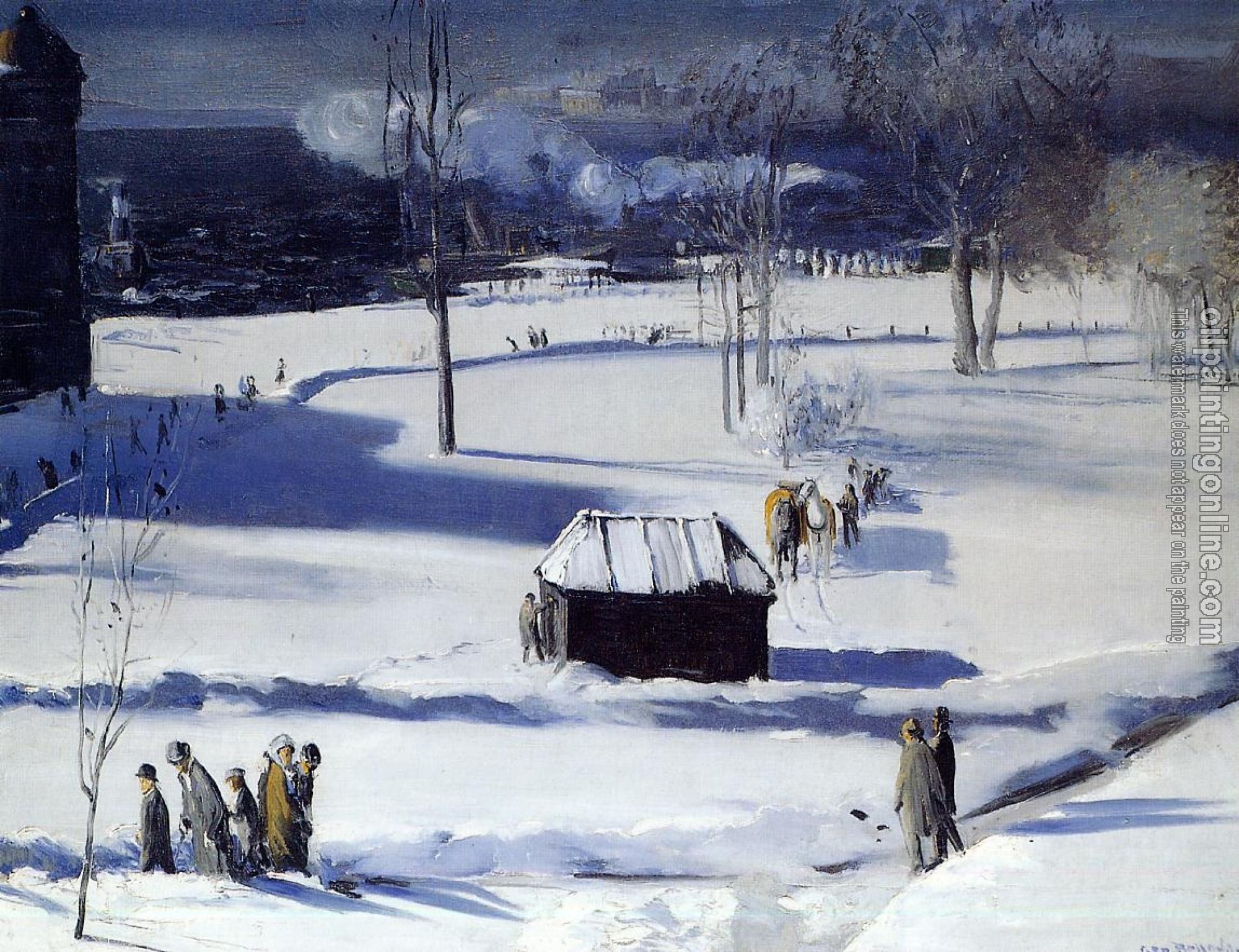 Bellows, George - Blue Snow, the Battery